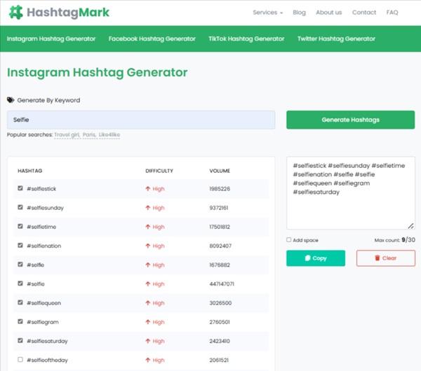 Instagram Hashtag Generator