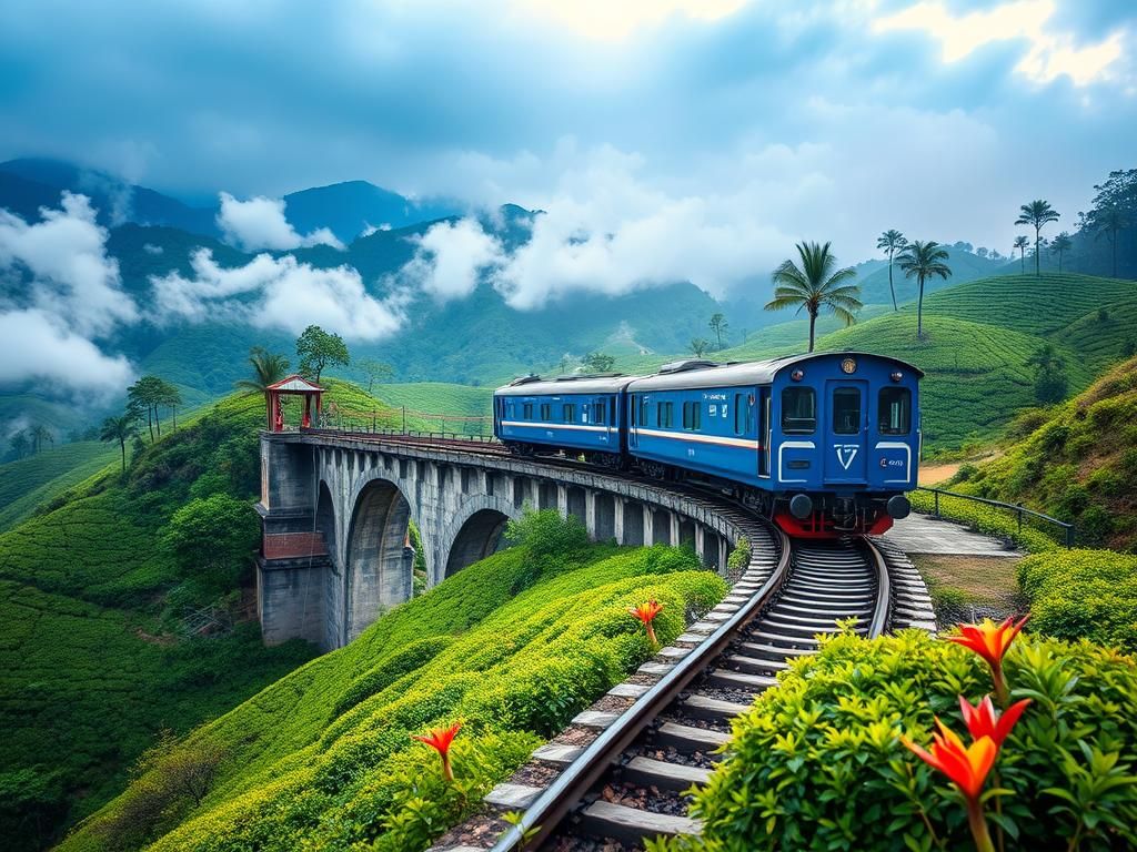 قطار معروف سریلانکا: راز شهرت این مسیر ریلی
