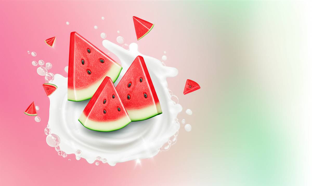 فوم ماست میوه ای هندوانه اوتی | ویژگی ها و مزایا