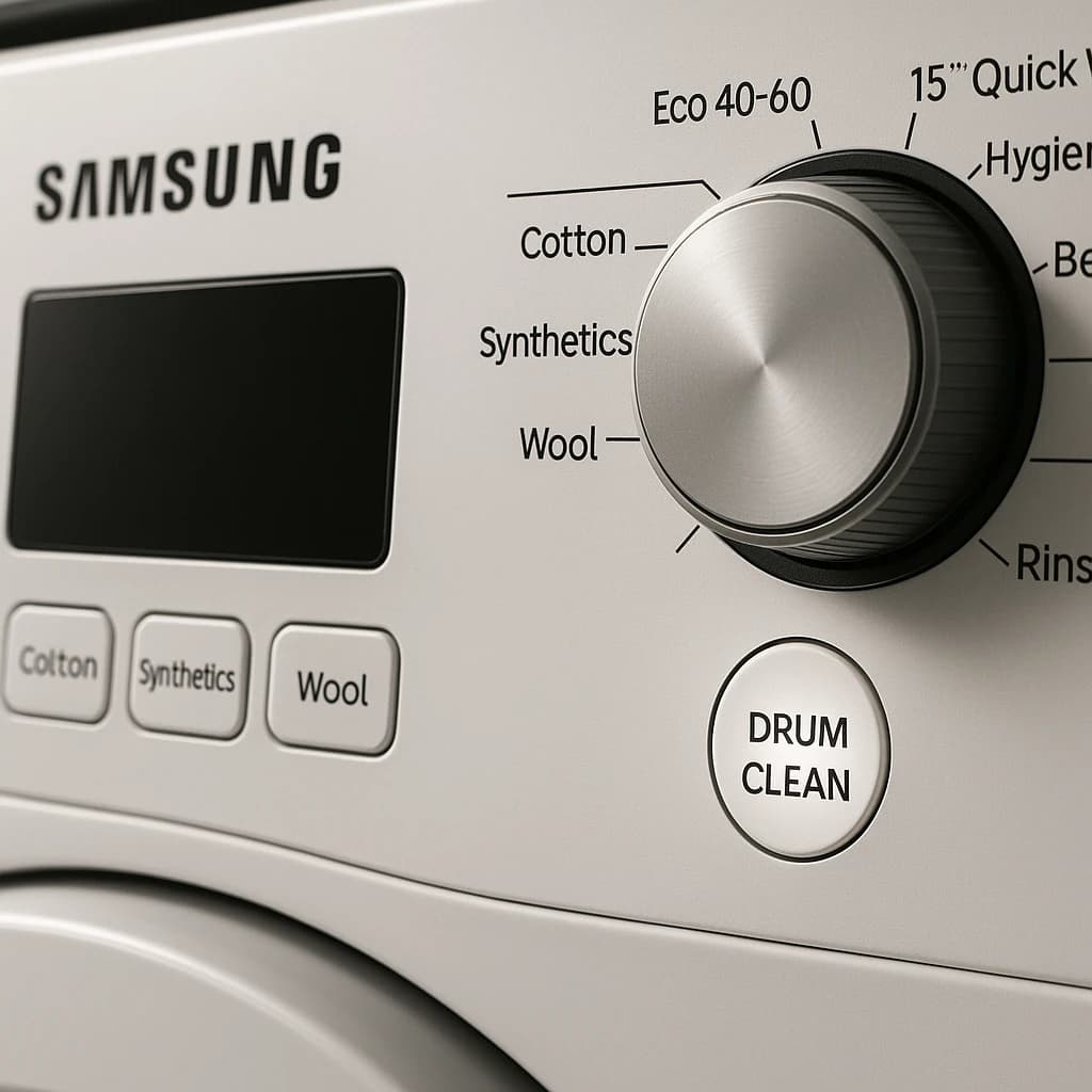 اهمیت استفاده از برنامه شستشوی دیگ در لباسشویی سامسونگ