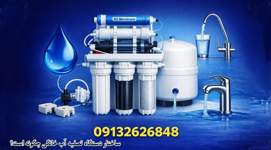 ساختار دستگاه تصفیه آب خانگی چگونه است؟
